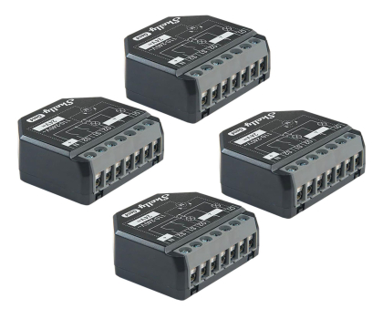 Czujnik inteligentny Shelly Zestaw 4 Sterowników 2PM Gen4 Zigbee/Matter